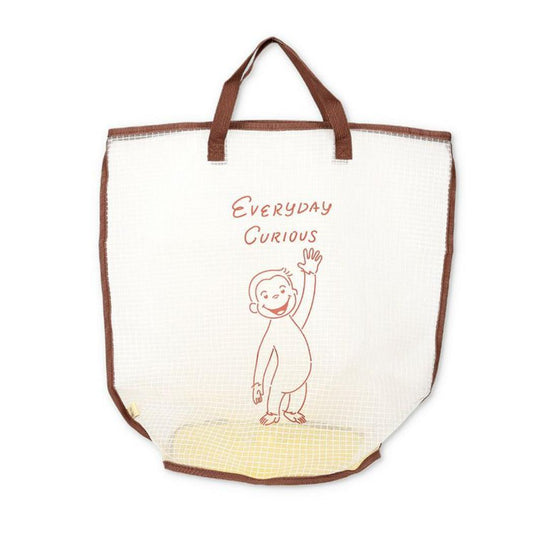 おさるのジョージ 洗濯カゴ メッシュバスケット Curious George ゾーウィー プレゼント 絵本キャラクター グッズ シネマコレクション