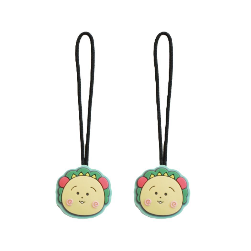コジコジ ファスナー パーツ ジッパータブ2個セット フェイス GR さくらももこ ゾーウィー プレゼント アニメキャラクター グッズ メール便可 シネマコレクション