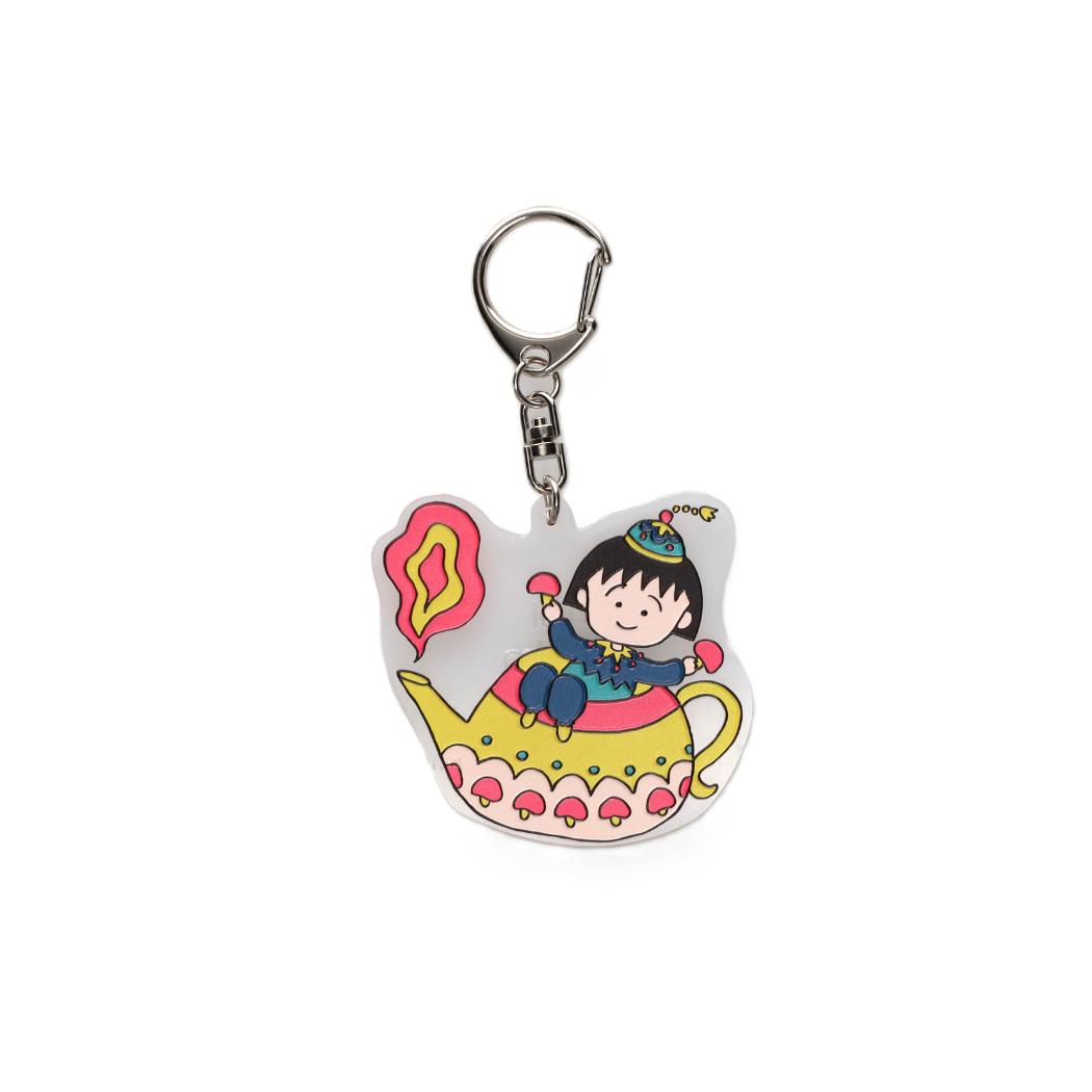 ちびまる子ちゃん キーリング アクリルキーホルダー エキゾチック きのこ ゾーウィー