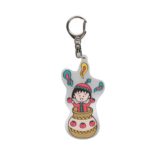ちびまる子ちゃん キーリング アクリルキーホルダー エキゾチック いちご ゾーウィー