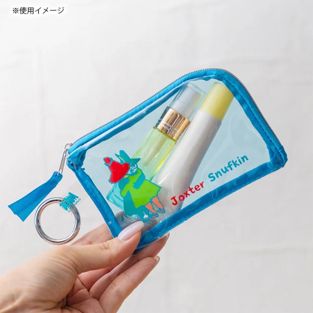 ムーミン クリアポーチ PVCポーチS ヨクサル＆スナフキン BL ブルー 北欧 ゾーウィー