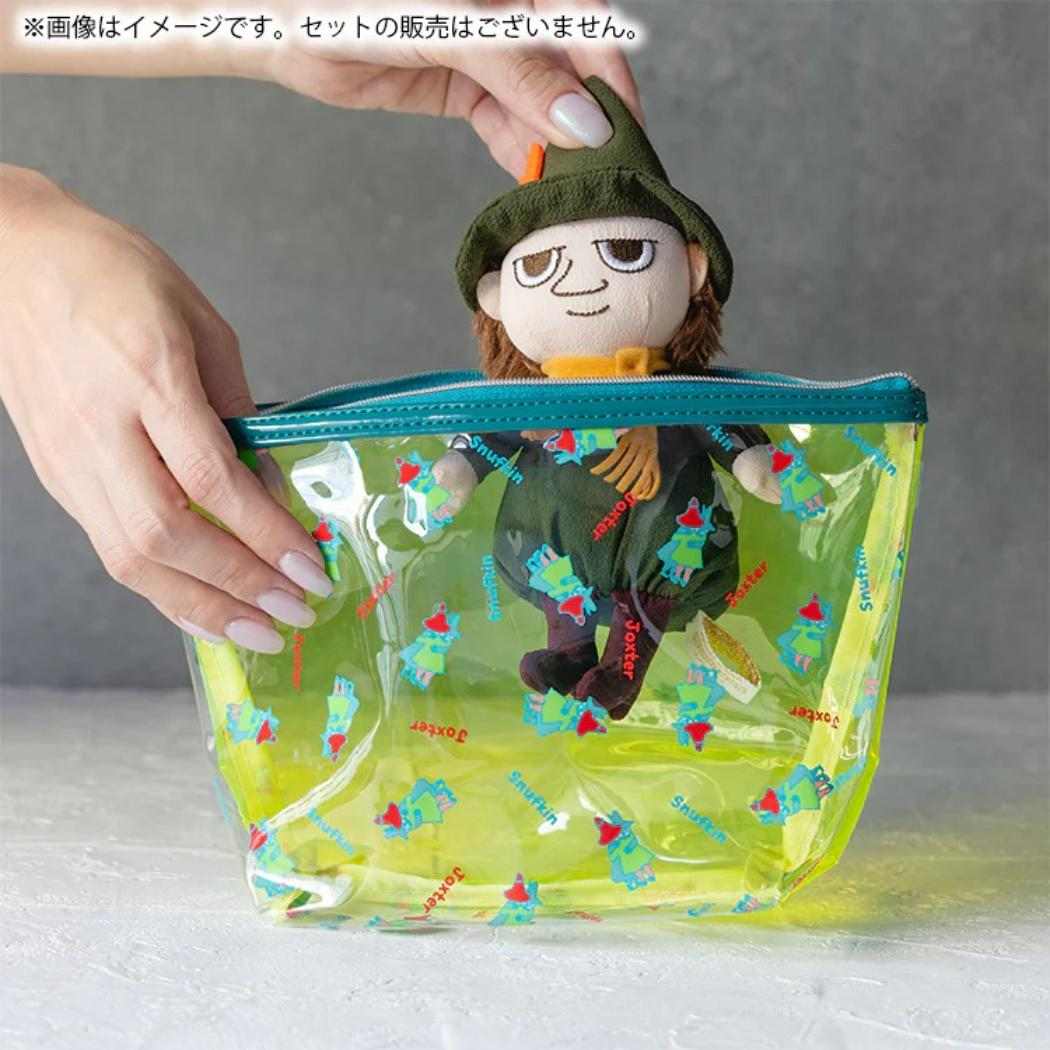 ムーミン コスメポーチ PVCポーチL ヨクサル＆スナフキン GR グリーン 北欧 ゾーウィー