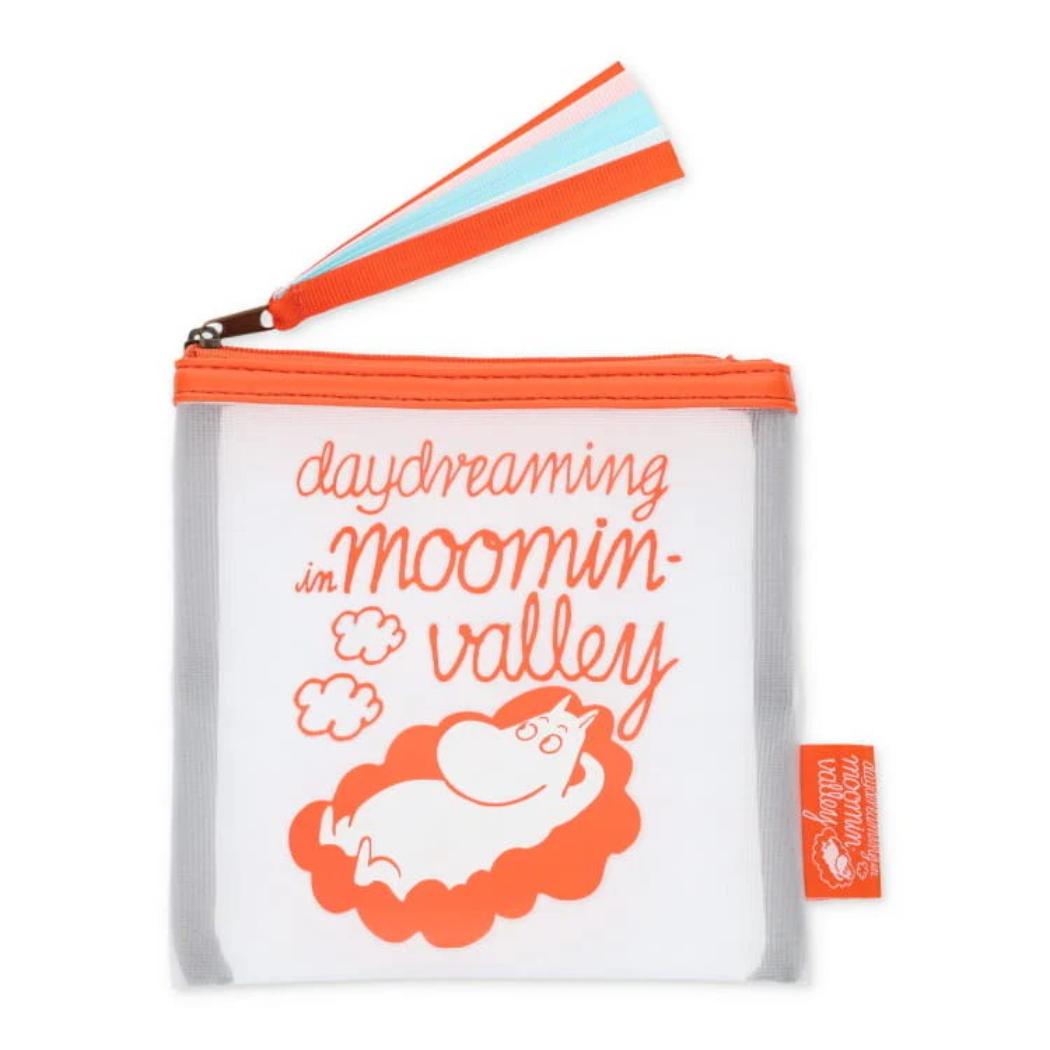 ムーミン コスメポーチ Daydreaming in MoominValley メッシュポーチ RD レッド 北欧 ゾーウィー
