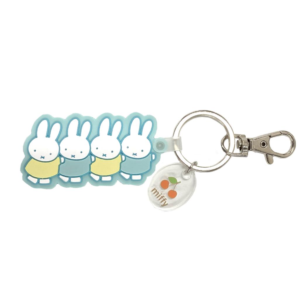 ミッフィー キーリング ラバーキーホルダー miffy BL ディックブルーナ ゾーウィー