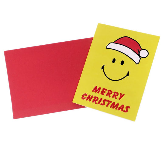 スマイリーフェイス 封筒付きミニクリスマスカード 643 Smiley Face ミニカード キャラクター グッズ かわいいクリスマス プレゼント