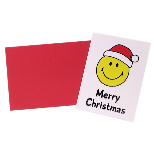 ミニカード スマイリーフェイス 封筒付きミニクリスマスカード 644 Smiley Face かわいい 日本製クリスマス プレゼント 男の子 女
