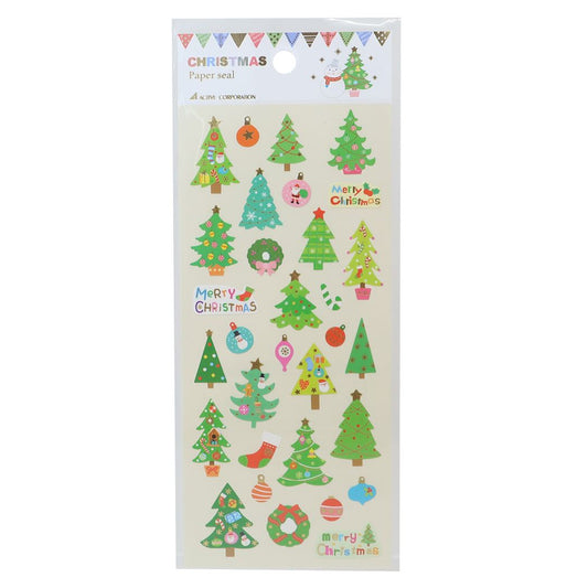 シールシート CHRISTMAS クリスマスペーパーシール CMS-525 アクティブコーポレーション