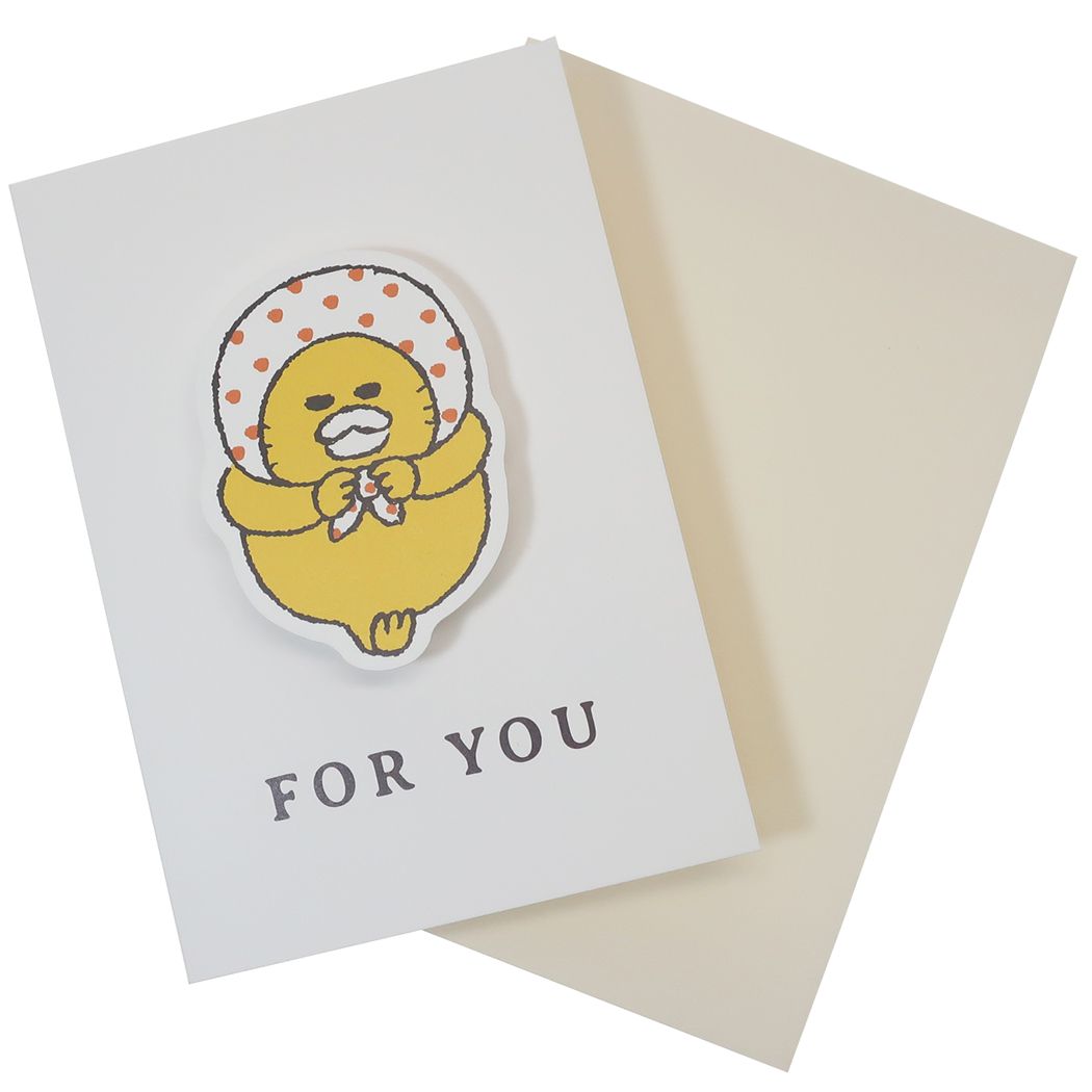 多目的カ ード グリーティングカード ノラネコぐんだん FOR YOU かわいい プレゼント 封筒付き 絵本キャラクター 男の子 女の