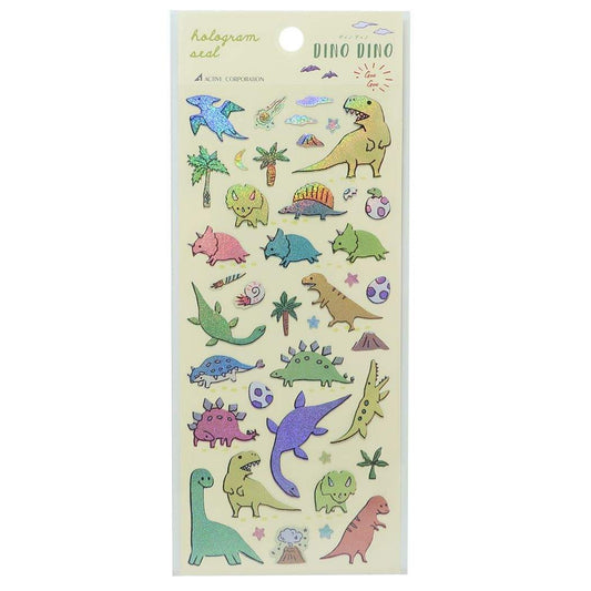 シールシート ホログラムシール DINO DINO 恐竜 アクティブコーポレーション