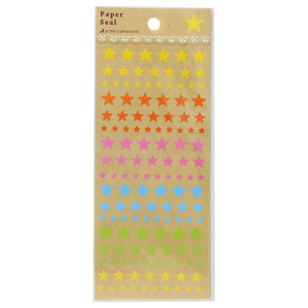 シールシート ペーパーシール 星
