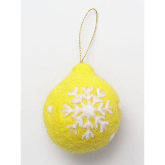 装飾品 クーゲルオーナメント YELLOW 北欧 アミナコレクション