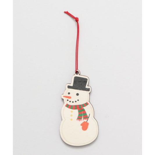 装飾品 クリスマスウッドオーナメント SNOWMAN 北欧