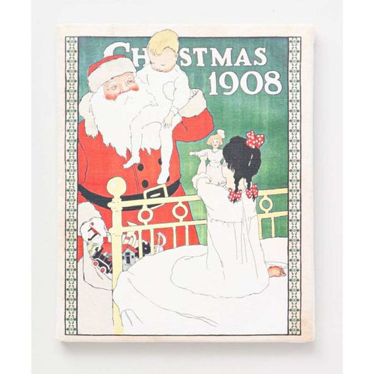 インテリアパネル サンタクロースアートボード SANTA＆GIRL 北欧
