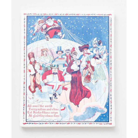 インテリアパネル サンタクロースアートボード SANTA＆WORLD 北欧 アミナコレクション