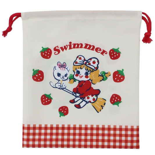 きんちゃくポーチ中 スイマー 巾着袋 SWIMMER アートウエルド