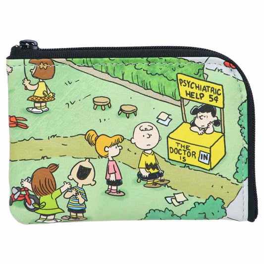 スヌーピー キャラクター 小銭入れ L字ファスナーコインケース