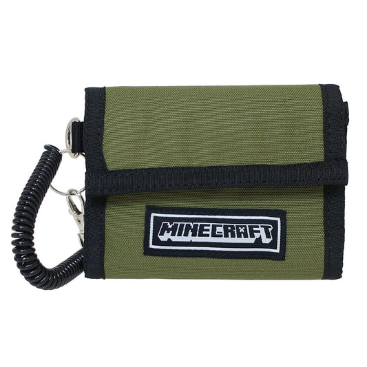 マインクラフト Minecraft ゲームキャラクター 子供用財布 KIDS財布 カーキ
