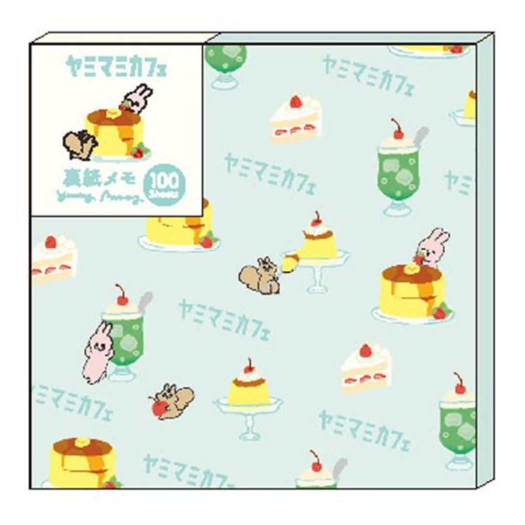 メモ帳 Yummy Mummy ヤミマミ ヤミマミカフェ 裏紙メモパッド パンケーキ クローズピン プレゼント 男の子 女の子 ギフト