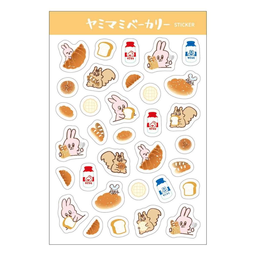 ヤミマミベーカリー ステッカー Yummy Mummy ヤミマミ シールシート クローズピン ブレッド プレゼント 男の子 女の子 ギ