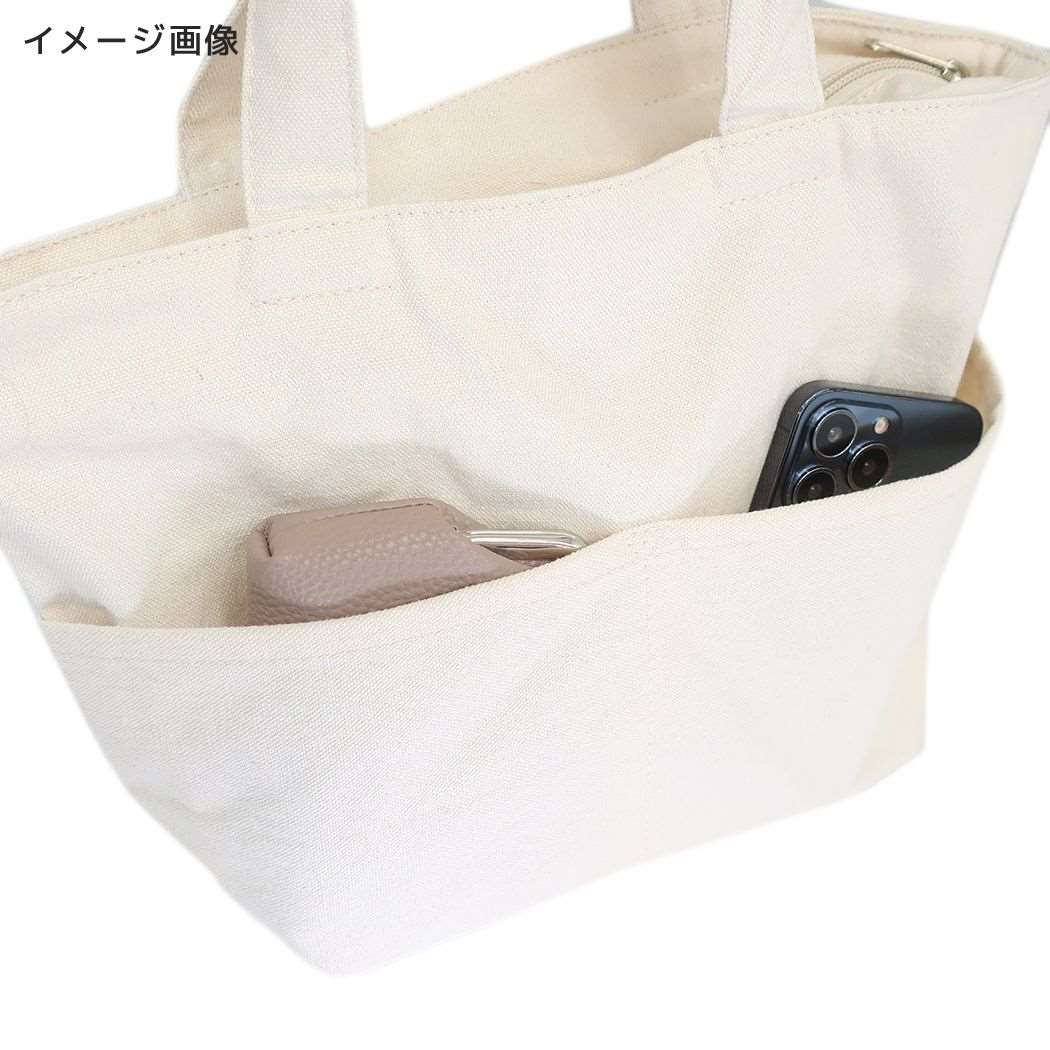 ランチバッグ ひょっこりミニトートバッグ ファスナー付き マツネコ ねこ