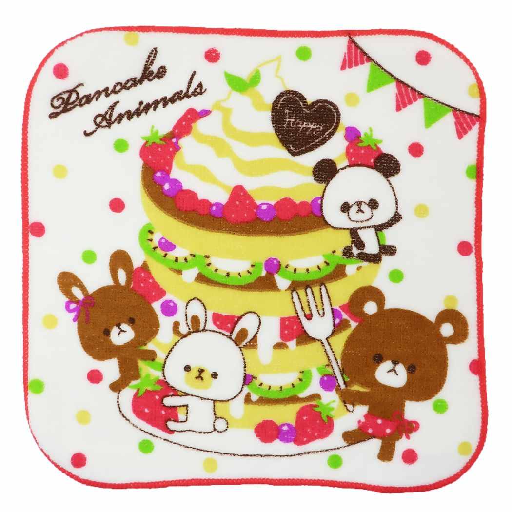 ミニタオル ハンカチタオル パンケーキくま ミントイン