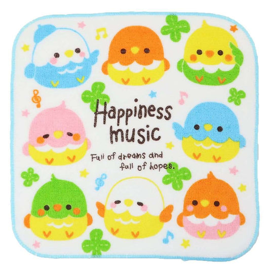 ミニタオル ハンカチタオル ハピネスぴよ