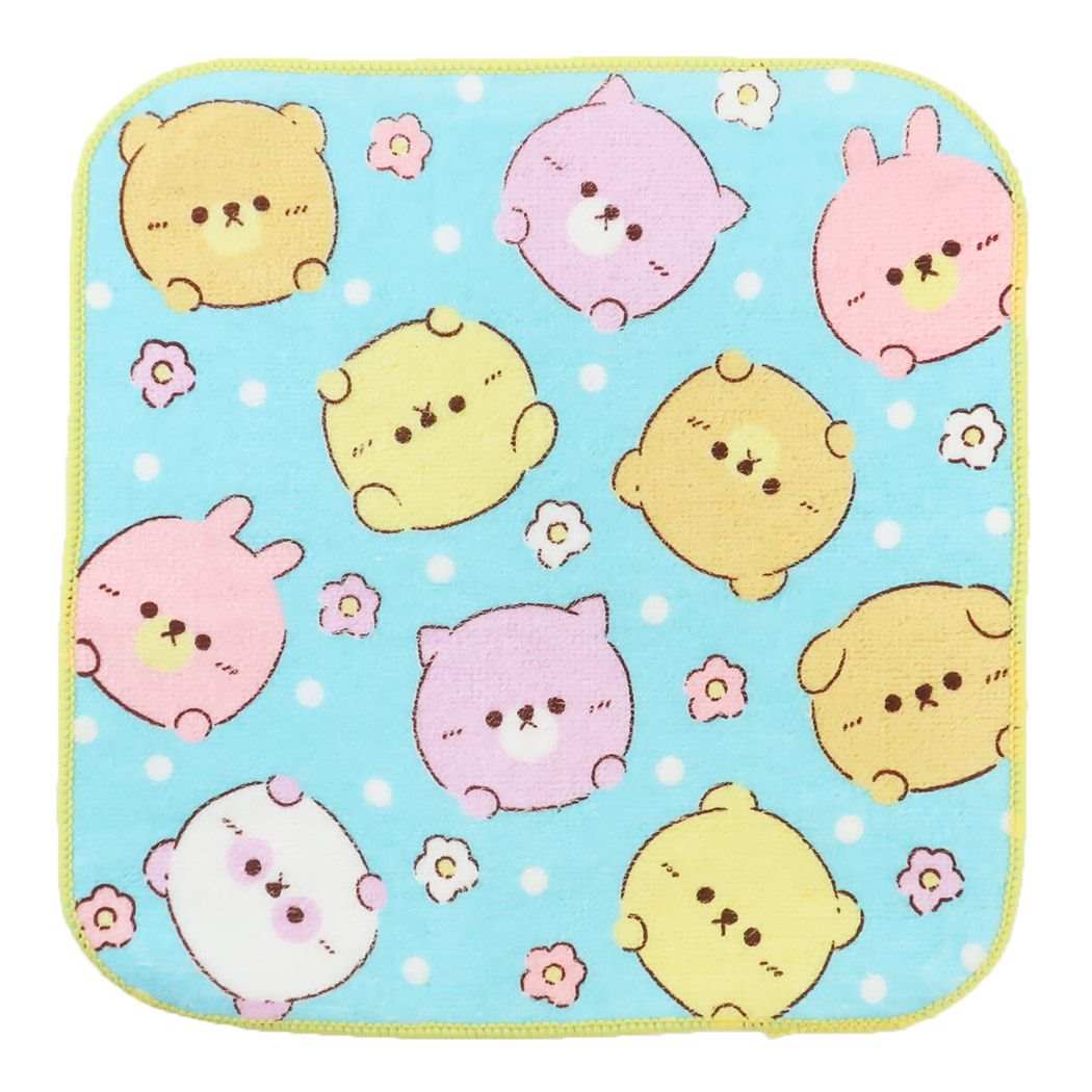 ミニタオル ハンカチタオル もふもふころころ ミントイン