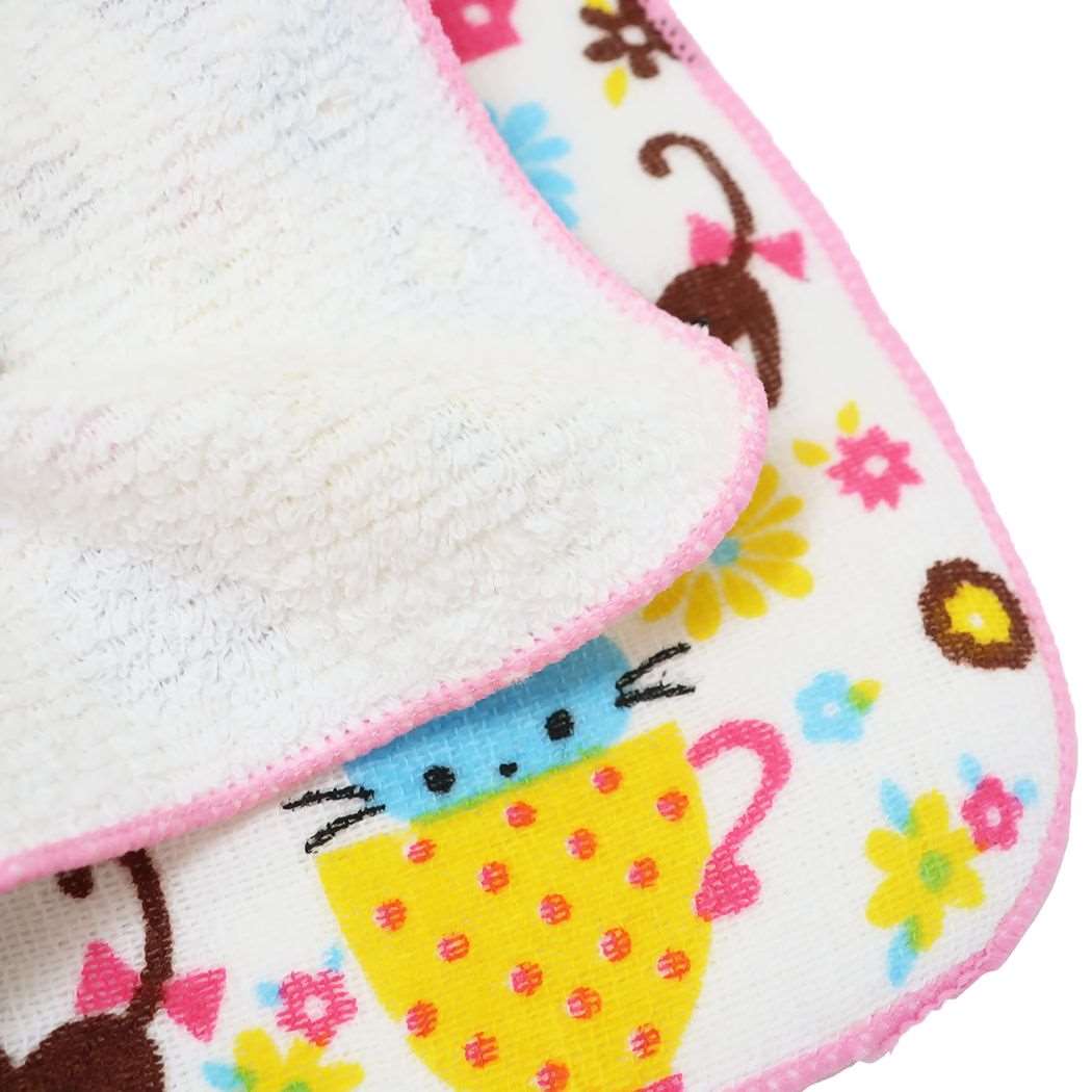 ミニタオル ガーゼミニミニタオル16cm ハンカチタオル カップにゃんこ
