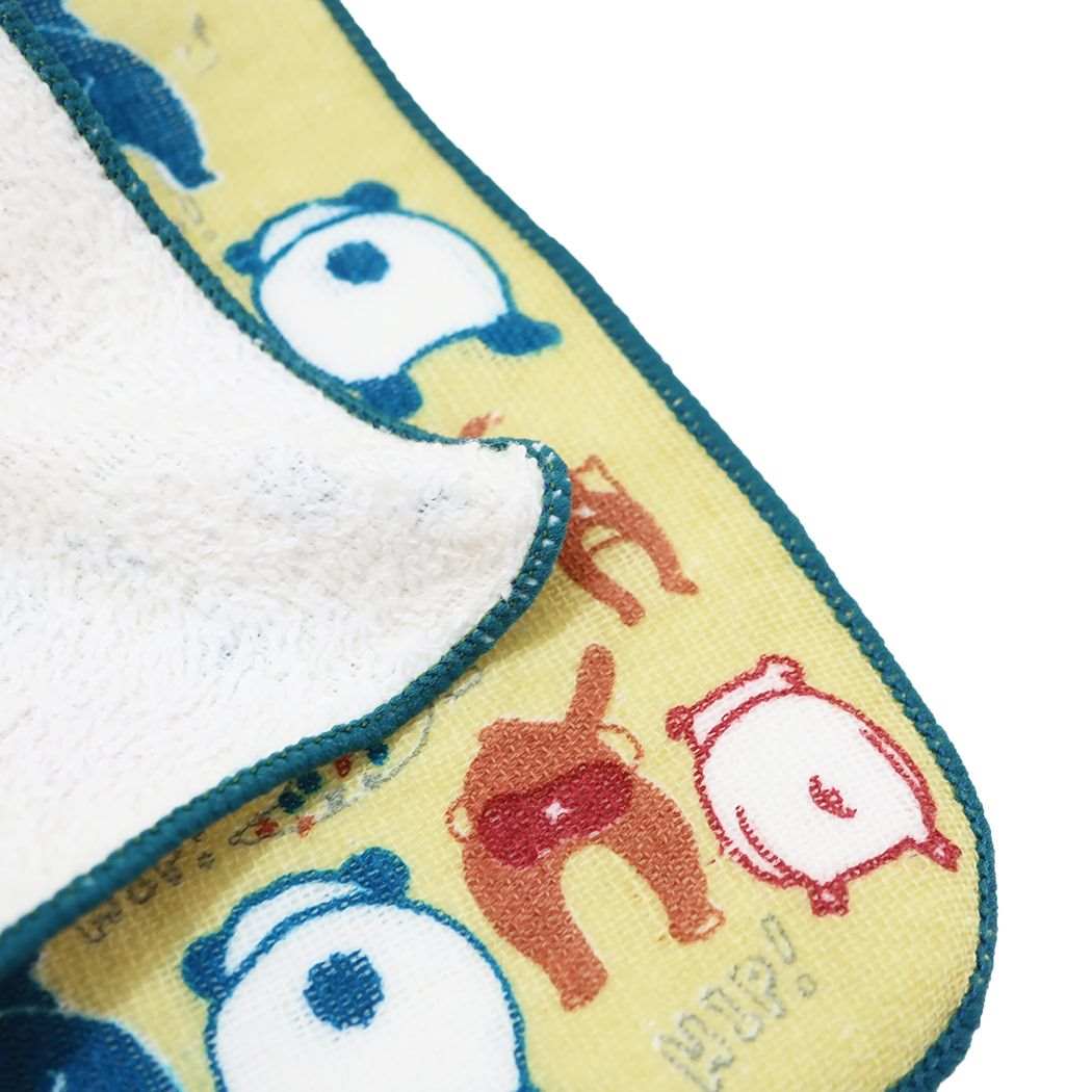 ミニタオル ガーゼミニミニタオル15cm ハンカチタオル あにまるおしり