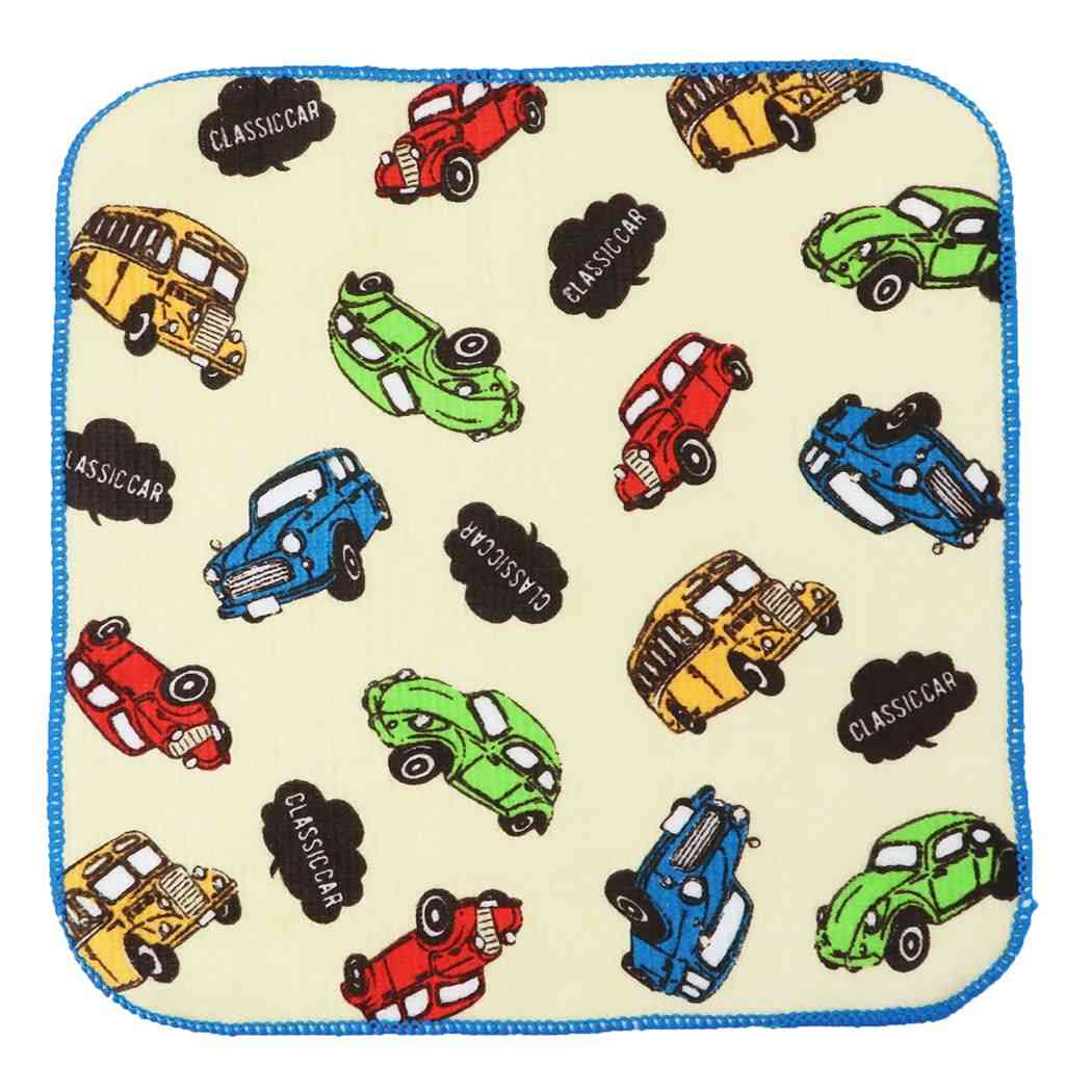 ミニタオル ハンカチタオル レトロカー 車