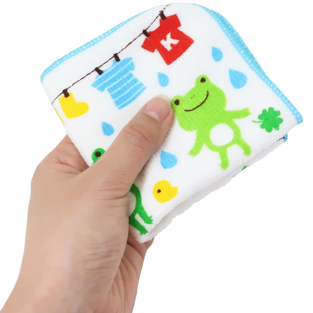 ミニタオル ハンカチタオル かえるのせんたく ミントイン