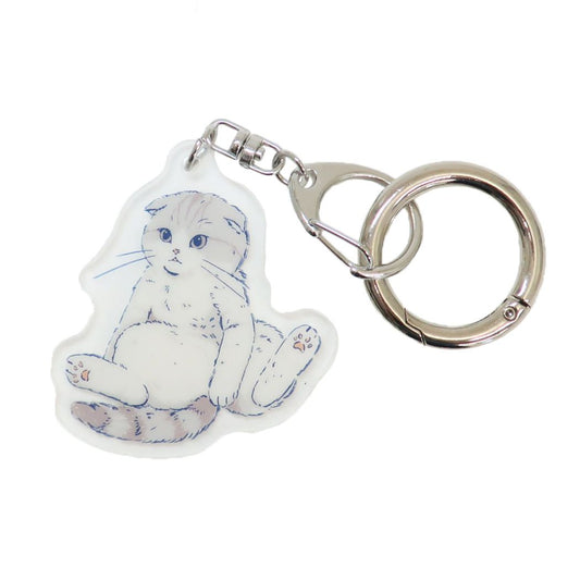 猫 グッズ 猫雑貨 キーホルダー アニマルアクリルキーホルダー メリア