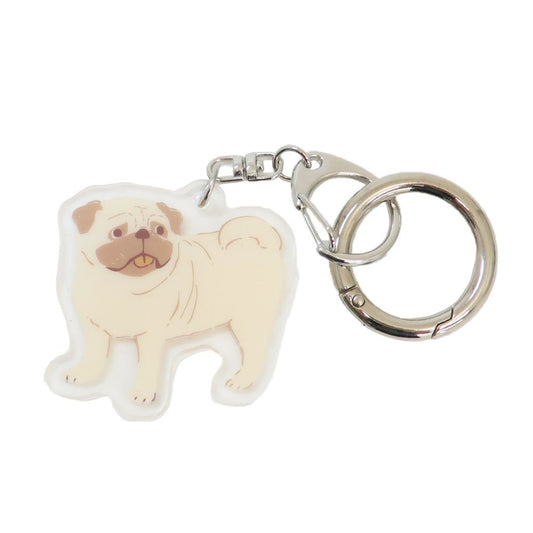 犬 グッズ グッズ キーホルダー 犬雑貨 アニマルアクリルキーホルダー コテツ