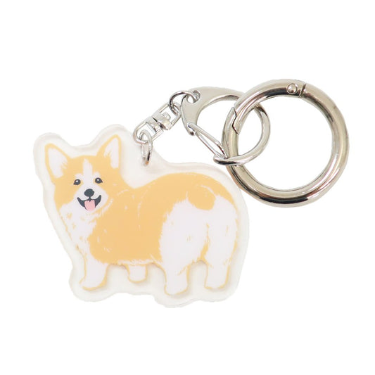 犬 グッズ アニマルアクリルキーホルダー キーホルダー 犬雑貨