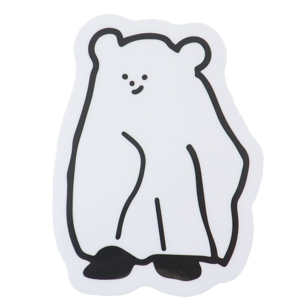 ビッグシール ステッカー bear ear ghost ミントイン