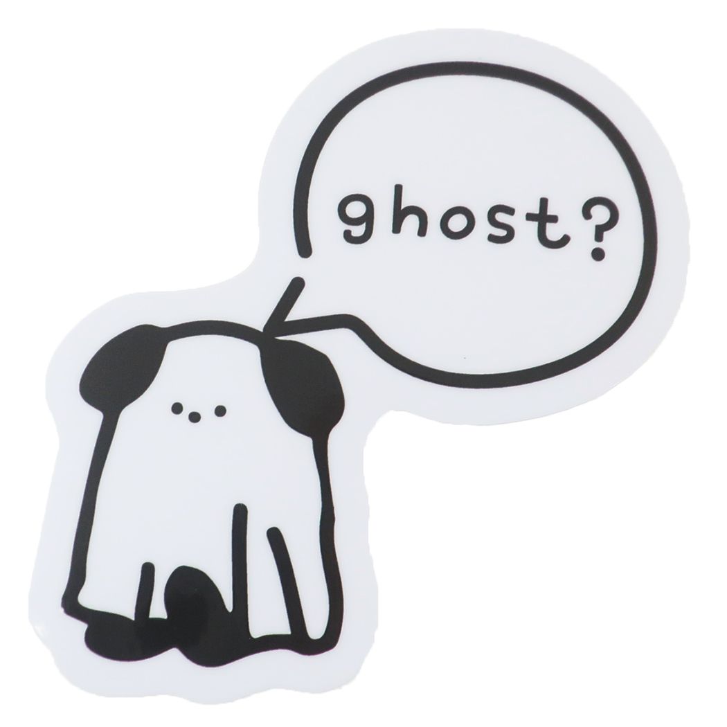 ビッグシール ステッカー puppy ghost