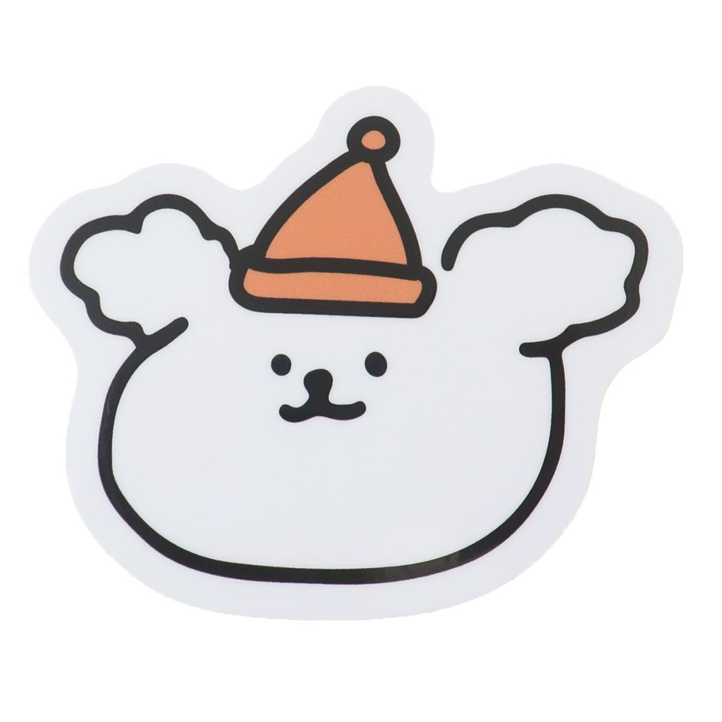 ビッグシール ステッカー stylish poodle ミントイン