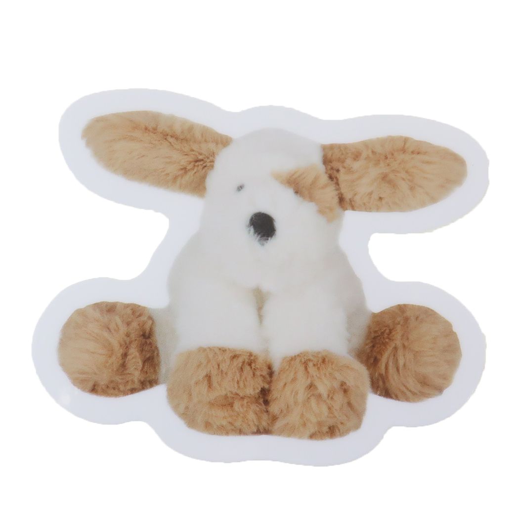 ビッグシール ステッカー stuffed dog ミントイン