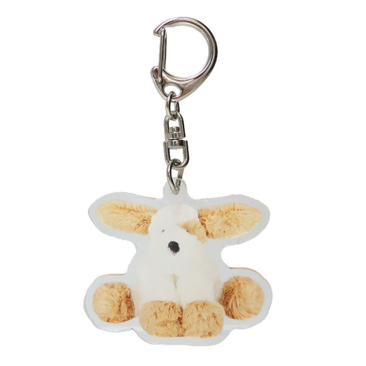 キーリング アクリルキーホルダー stuffed dog