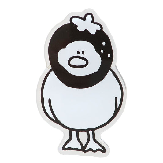 スマホアクセ アクリルスマホグリップ berry duck ミントイン
