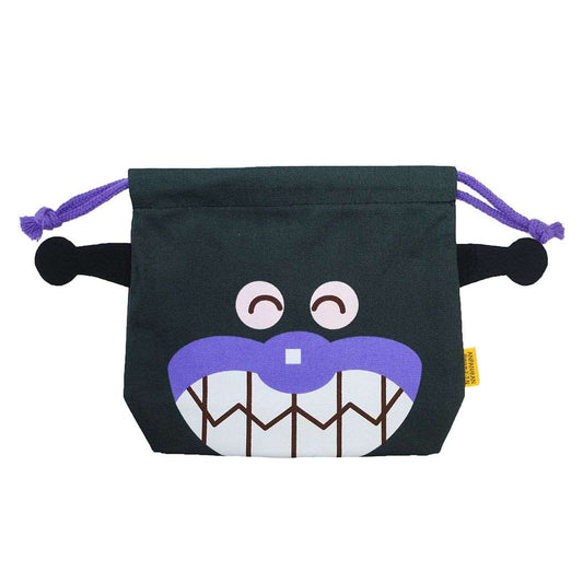 アンパンマン アニメキャラクター 巾着袋 フェイス巾着 ばいきんまん