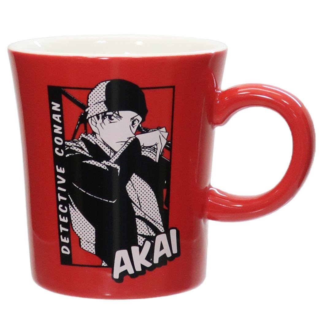マグカップ 名探偵コナン 磁器製 MUG 少年サンデー 赤井 Colorシリーズ プレゼント ギフト アニメキャラクター 男の子 女の