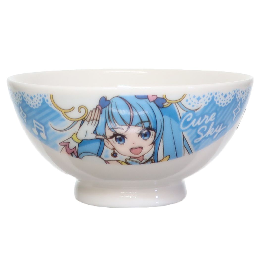 ひろがるスカイ！プリキュア キッズ食器 フェイス茶碗 キュアスカイ 金正陶器