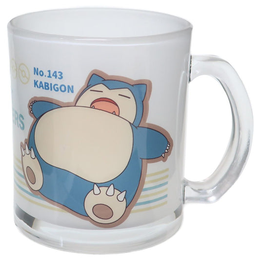 ポケットモンスター パターンガラスマグカップ マグカップ カビゴン ポケモン キャラクター