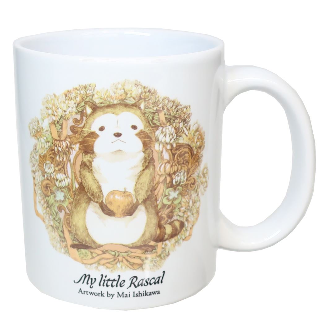 あらいぐまラスカル 世界名作劇場 キャラクター マグカップ 陶磁器MUG Lサイズ My Little Rascal 林檎 檸檬 プレゼント