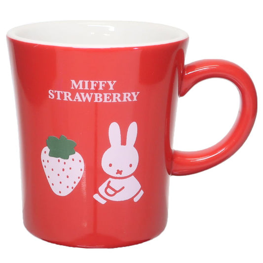 ミッフィー マグカップ 磁器製マグ MIFFY STRAWBERRY レッド ディックブルーナ