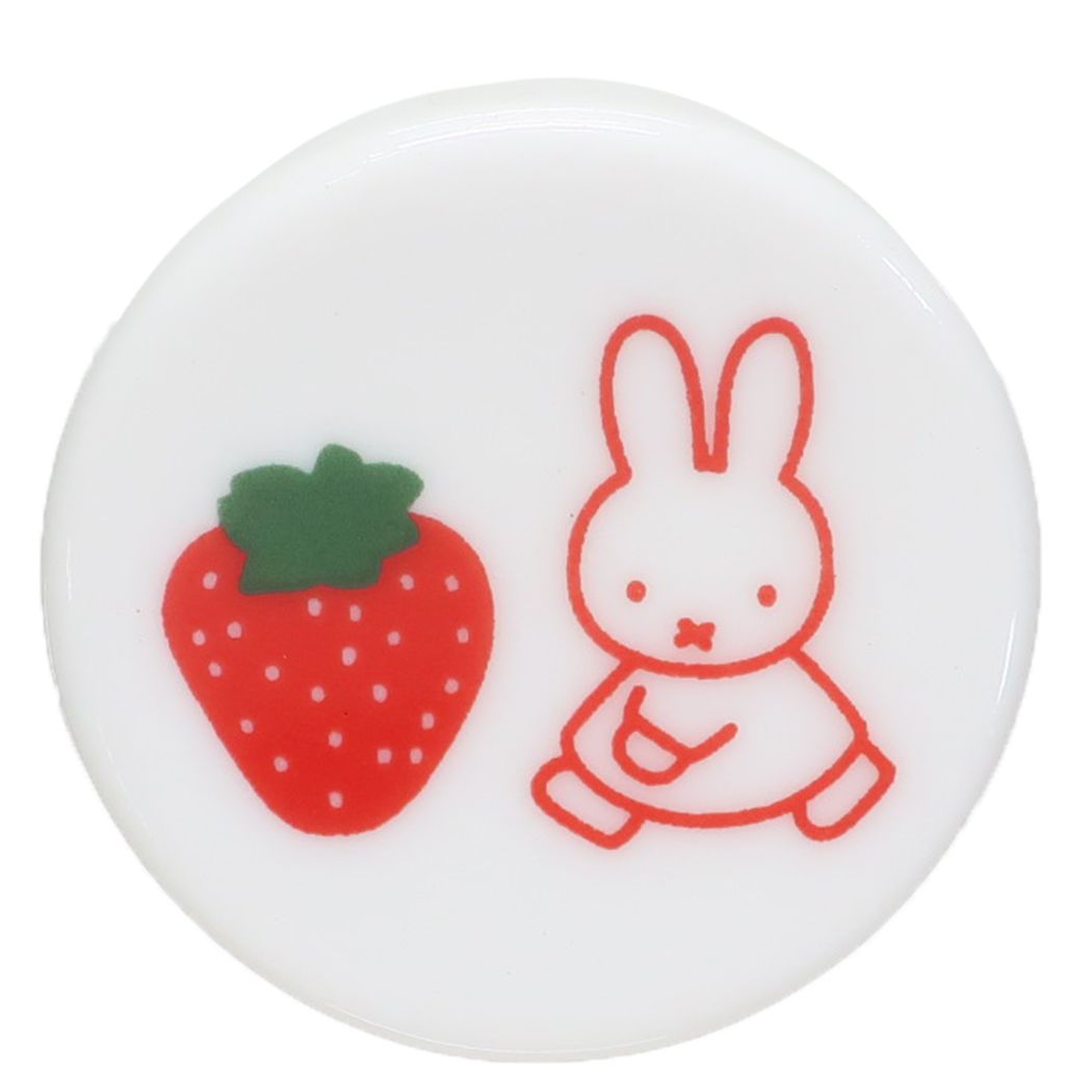 ミッフィー ディックブルーナ 絵本キャラクター 箸置き 丸箸置き MIFFY STRAWBERRY