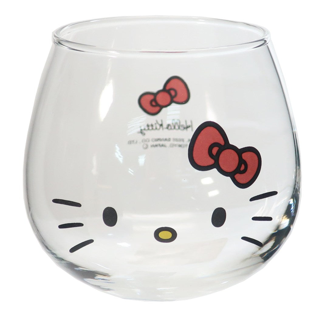 ハローキティ ガラスコップ ゆらゆら タンブラー フェイス サンリオ 金正陶器 プレゼント かわいい 男の子 女の子 ギフト