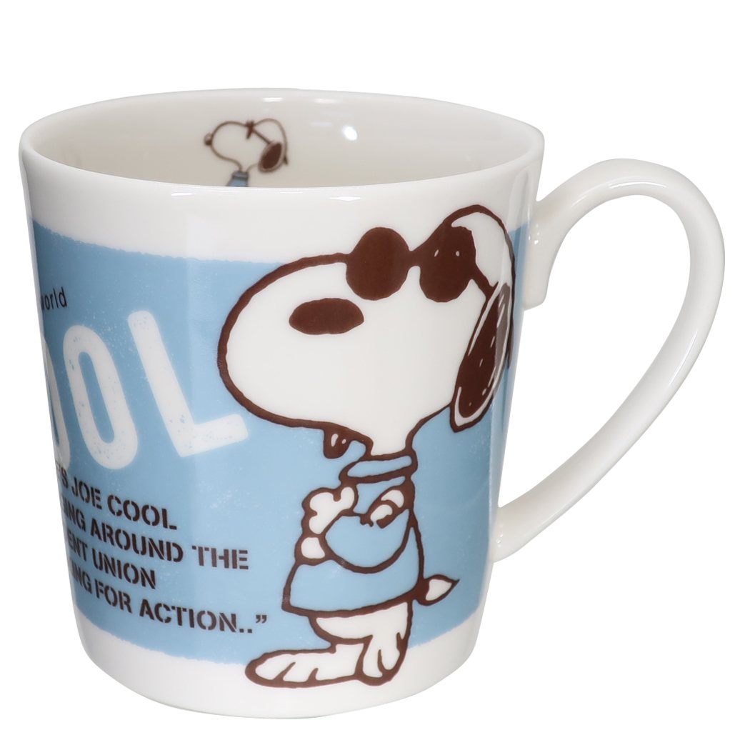 スヌーピー マグカップ 磁器製 たっぷり MUG ジョークール ピーナッツ プレゼント 男の子 女の子 ギフト