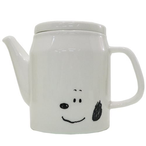 ピーナッツ スヌーピー 急須 磁器製ティーポット シンプルフェイス キャラクター グッズ 金正陶器 400ml 日本製 プレゼント 男